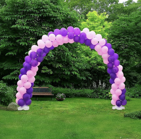 Balloon arch - 3m x 4m (white) - Image 4